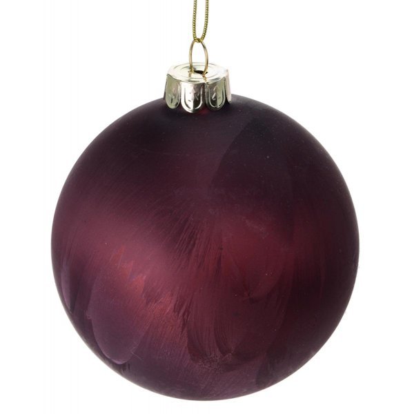 Χριστουγεννιάτικη Μπάλα Μπορντό (8cm)